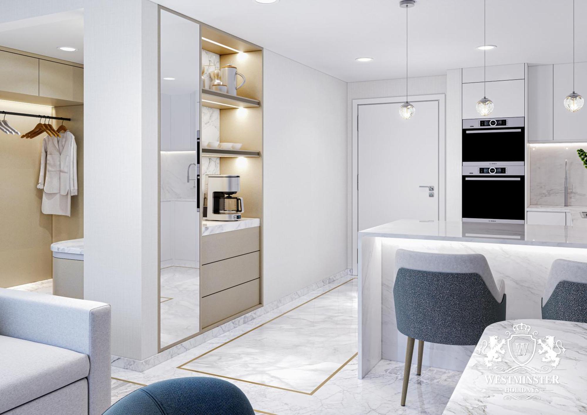 Westminster Dubai Mall 외부 사진 Interior of a typical apartment